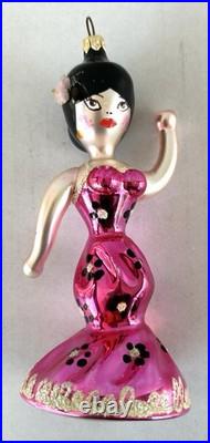 Christopher Radko Christmas Ornament Conchita Flamenco Dancer Vintage 1994