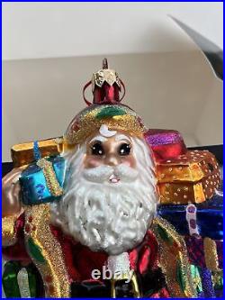Christopher Radko Christmas Ornament Gifted St. Nick Santa Gifts
