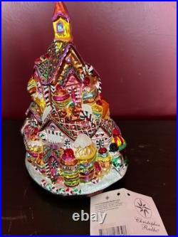 Christopher Radko Christmas Ornament Gingerbread Lane #1010209 VGUC 8 Tall RARE