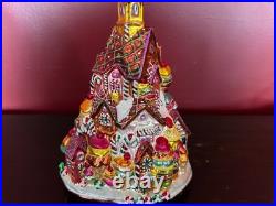 Christopher Radko Christmas Ornament Gingerbread Lane #1010209 VGUC 8 Tall RARE