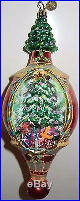 Christopher Radko Christmas Ornament Gorgeous Tree Ornament Unusual EUC