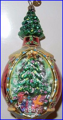 Christopher Radko Christmas Ornament Gorgeous Tree Ornament Unusual EUC