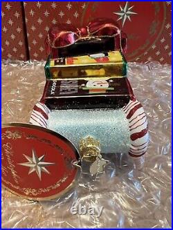 Christopher Radko Christmas Ornament HERSHEY'S Sweetest Sleigh NEW