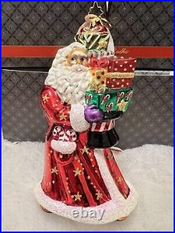 Christopher Radko Christmas Ornament Holiday Houdini & Seas the Day Santa NEW