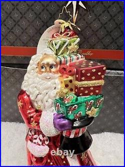 Christopher Radko Christmas Ornament Holiday Houdini & Seas the Day Santa NEW