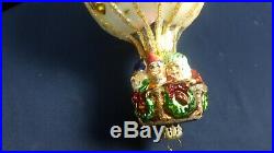 Christopher Radko Christmas Ornament Hot Air Balloon Hijinks 01-0018-0 2001 Box