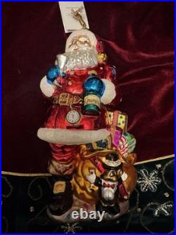 Christopher Radko Christmas Ornament Millennium St. Nick Santa NEW Christopher Radko Christmas Ornament Millennium St. Nick Santa NEW