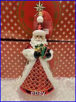 Christopher Radko Christmas Ornament Old World Charm Santa NEW