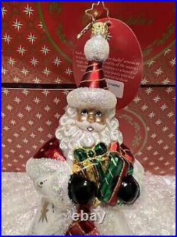 Christopher Radko Christmas Ornament Old World Charm Santa NEW