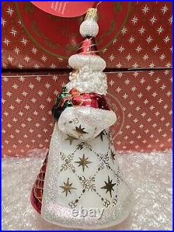 Christopher Radko Christmas Ornament Old World Charm Santa NEW