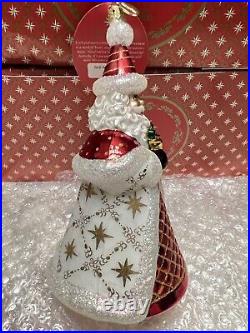 Christopher Radko Christmas Ornament Old World Charm Santa NEW