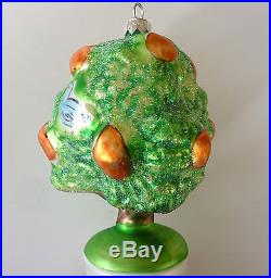 Christopher Radko Christmas Ornament Partridge in a Pear Tree Hand Signed Dated