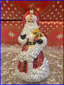 Christopher Radko Christmas Ornament Reach for the Stars Santa NEW