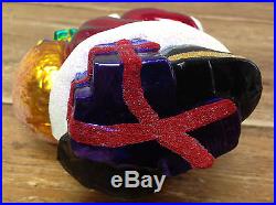 Christopher Radko Christmas Ornament Santa Claus Bag Toys 972170 Big Nick Glass