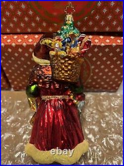 Christopher Radko Christmas Ornament Santa Provencale