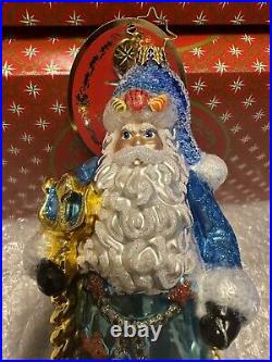 Christopher Radko Christmas Ornament Seas The Day Santa NEW