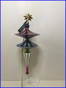 Christopher Radko Christmas Ornament Sparkle Spin Master Craftsman Ltd Edition