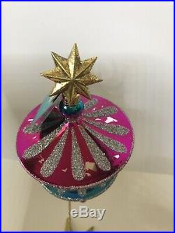 Christopher Radko Christmas Ornament Sparkle Spin Master Craftsman Ltd Edition