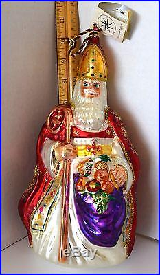 Christopher Radko Christmas Ornament-The Bishop- With Box & Tag
