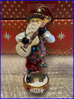 Christopher Radko Christmas Ornament Viva Mexico Santa NEW