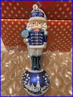 Christopher Radko Christmas Ornament Winterland Warden NEW