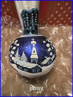 Christopher Radko Christmas Ornament Winterland Warden NEW