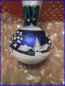 Christopher Radko Christmas Ornament Winterland Warden NEW