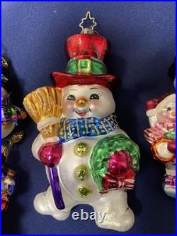 Christopher Radko Christmas Ornaments, Lot of 5