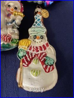 Christopher Radko Christmas Ornaments, Lot of 5 Christopher Radko Christmas Ornaments, Lot of 5