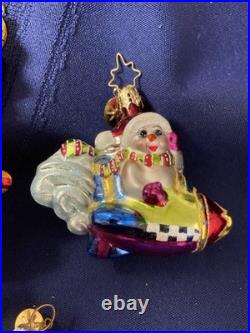 Christopher Radko Christmas Ornaments, Lot of 5 Christopher Radko Christmas Ornaments, Lot of 5