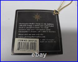 Christopher Radko Christmas Sleighful Of Joy Centerpiece Cookie Jar Large READ