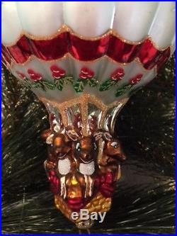 Christopher Radko Christmas ornament HANG ON'TIL CHRISTMAS