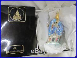 Christopher Radko Cinderella's Castle Ornament New in Box Disney