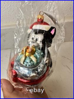 Christopher Radko Cleo and Figaro Glass Ornament Vintage Christmas