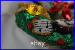 Christopher Radko Collectible Ornament Rhythmic Christmas Wreath 1019232 Signed