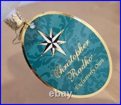 Christopher Radko Cowboy Two Step Boot Christmas Ornament With Tag HTF