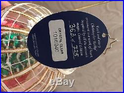 Christopher Radko Crystal Clear Christmas Ornament Ltd Ed 363/725 NWT