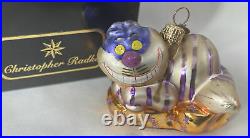 Christopher Radko DISNEY Ornament Alice In Wonderland's CHESHIRE CAT In Box