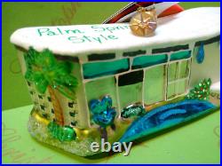 Christopher Radko Desert Style Palm Springs Glass Ornament