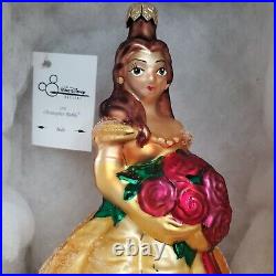 Christopher Radko Disney 1998 BELLE Beauty & the Beast Princess Ornament #1221