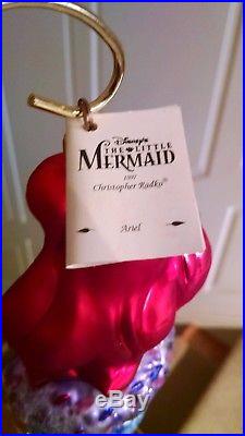 Christopher Radko/Disney ARIEL THE LITTLE MERMAID'' ornament COVETED