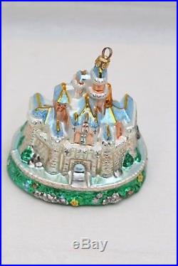 Christopher Radko Disney Cinderella Castle Christmas Ornament #83/1000