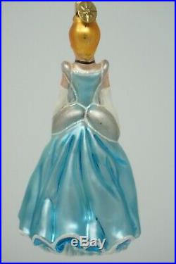 Christopher Radko Disney Cinderella Princess Glass Ornament 02-DIS-06 Rare