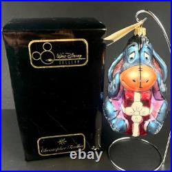 Christopher Radko Disney Eeyore Pooh Ornament 1997 with Hang Tag Vintage Scarce