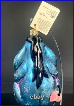 Christopher Radko Disney Eeyore Pooh Ornament 1997 with Hang Tag Vintage Scarce