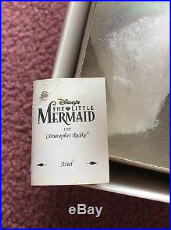 Christopher Radko Disney Little Mermaid ARIEL Ornament 1997 with original box