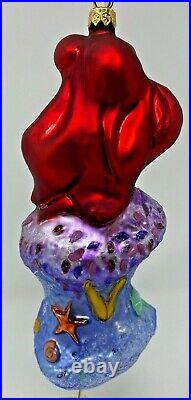 Christopher Radko Disney Little Mermaid Ariel Glass Ornament 97-DIS-82
