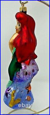Christopher Radko Disney Little Mermaid Ariel Glass Ornament 97-DIS-82