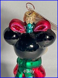 Christopher Radko Disney Minnie Bell 2001 A Disney Exclusive with Radko Charm
