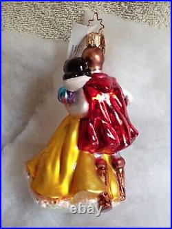 Christopher Radko Disney Ornament The One I Love Snow White & Prince withBox